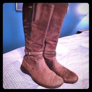 Merrell Knee-High Brown Leather Boots